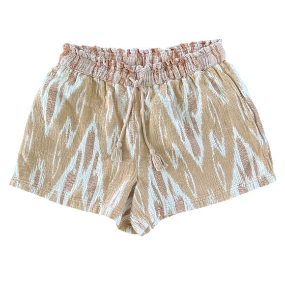 Aerie Jacquard High Waisted‎ Boho Shorts Women's Size Large - Picture 1 of 5